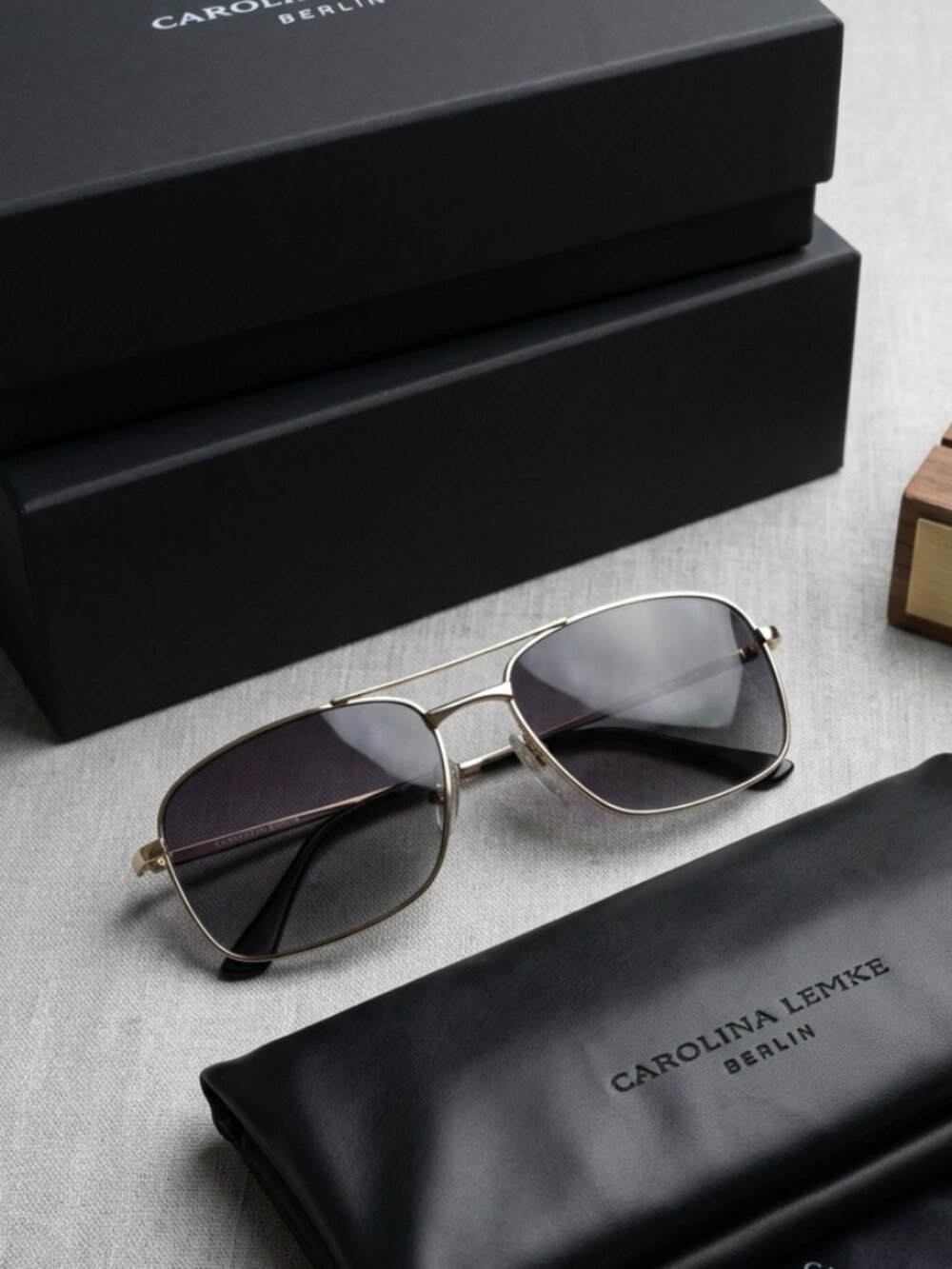 CAROLINA LEMKE - Modern Minimalist Luxury Sunglasses | Elegant Chic Shades Look